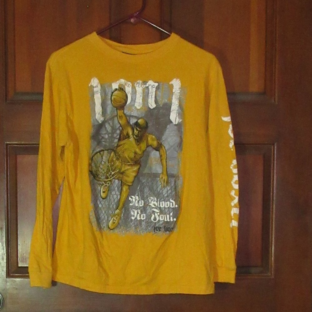 JOE BOXER Long Sleeve Cotton T-Shirt Basketball